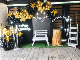 Event decoration showcase
