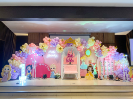 Event decoration showcase